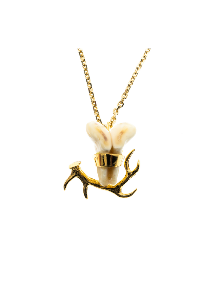 PENDENTIF PETIT MASSACRE AVEC 2 CROCS