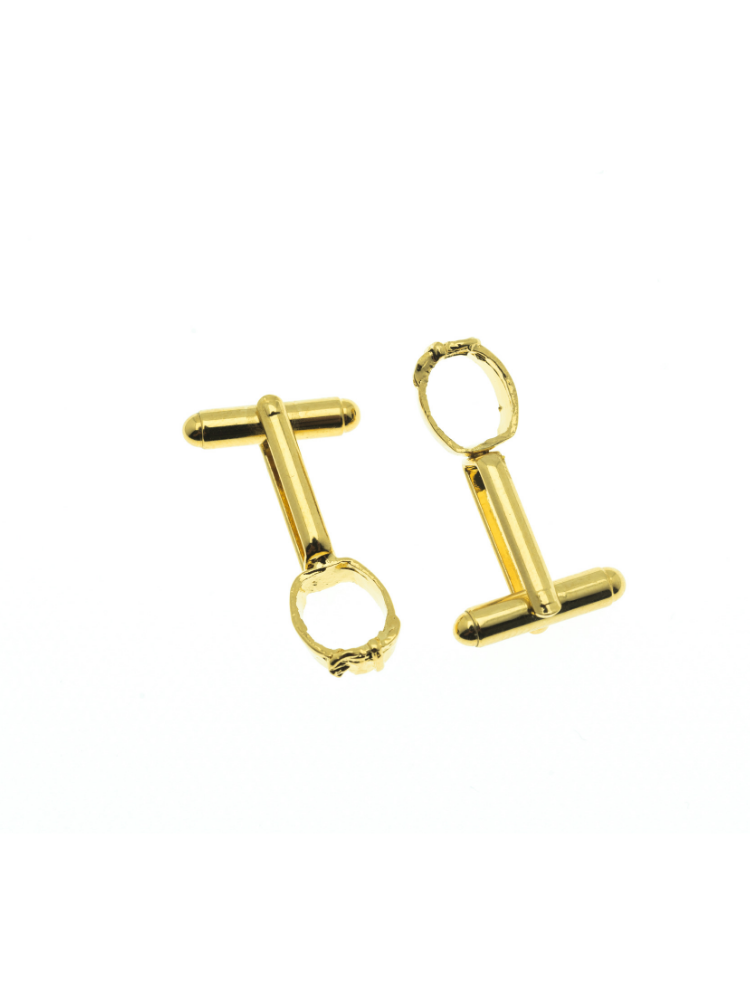 Paire De Boutons De Manchette En Bois Naturel Motif Cerf Pour Homme - Élégance Et Originalité