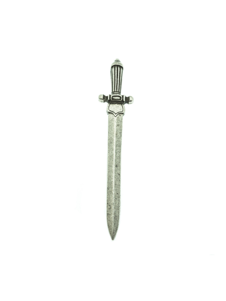 BROCHE DAGUE ARGENT VIEILLI