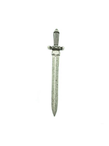 BROCHE DAGUE ARGENT VIEILLI